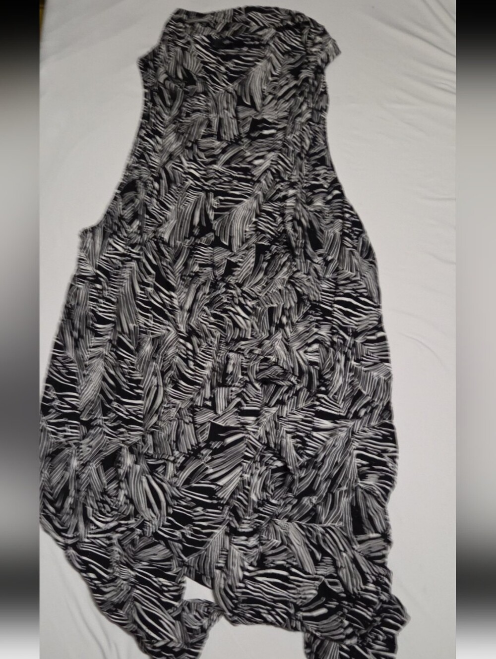 Ellos women's XL black design long cardigan sweater #16